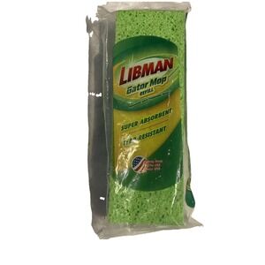 New In Package Libman Gator Mop Refill Super Absorbent Tear Resistant #03021